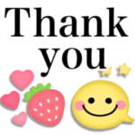 夏に使えるスマイル♡大人可愛いスタンプ