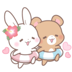 うさくま夏のラブスタンプ♡彼女から彼へ