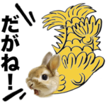 名古屋弁！うさぎのモキュ様