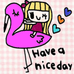 nenerinシンプル日常会話スタンプ988英語