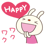 ワクワク☆てるてるうさぎ