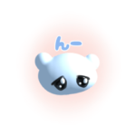 メンヘラ動物 サブカル 水色