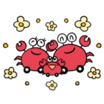 くるまっくのカニです。
