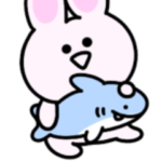 毎日使える家族連絡♡シュールなミニうさぎ