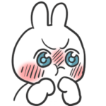 表情豊かなうさぎ