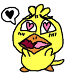 感情豊かなひよこさん