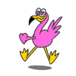 カートゥーンフラミンゴ