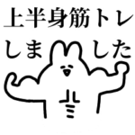 動くよ！ありまの筋トレうさぎ