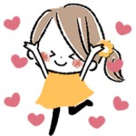 文字なし多め♪キュートなハッピーガール♡