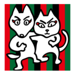 動物歌舞伎スタンプ