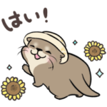 動く▷夏も元気にカワウソさん♪