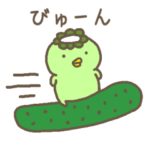 かわいいカッパさんの日常会話スタンプ