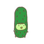 かわいいカッパさんがかわいく動くスタンプ