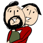 おカッパさんとおヒゲさん