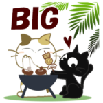 黒ねこ&みけさんのBIGなお便り