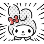 毎日つかえる♪マイメロディ（モノトーン）