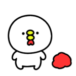 面白く動く。シュールなミニにわとり