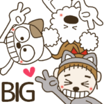 BIG♡おちゃめ＆モコ＆茶々丸の毎日ご挨拶