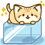 飛び出す！夏に使えるスナネコのスタンプ