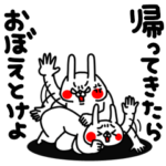 全力うさぎ・・・母です。編