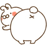 飛び出す★使いやすい動き♪ねことうさぎ