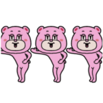 動くピンくまッち2