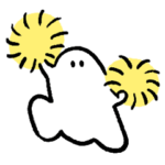 スタンプになったおばけ