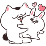 ねこちゃんとうさちゃんだもの