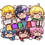 AMPTAKxCOLORSスタンプ