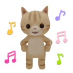 ３D 子猫さんのデイリースタンプ♡