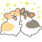 うごく!1コギの毎日使えるともだちスタンプ