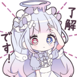 泣き虫な天使ちゃんスタンプ