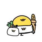 家事するへんてこなヒヨコ