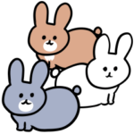 灰色うさぎちゃんと仲間たち