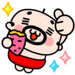 おやじ君の励ますスタンプ