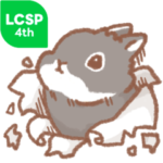 穴からうさぎさん