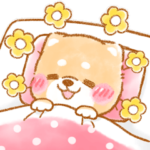 ▶飛び出す❤️お布団らぶ❤️いやしばいぬ