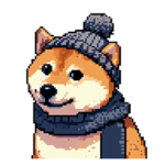 ドット絵 冬の柴犬 40種