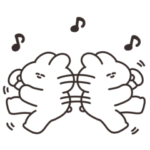 文字なしうさちゃん その５