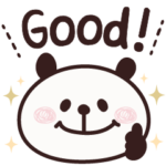 飛び出す♡パンダさん