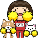 芋ジャージの♀犬と猫