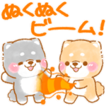 ▶飛び出す❤️やさしい冬❤️いやしばいぬ