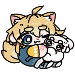 ぽちいぬ×おもちエイリアンコラボスタンプ