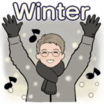 男性に使って欲しいスタンプ ☆ ほっこり冬