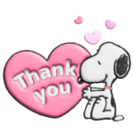 スヌーピー♡ぷっくりスタンプ