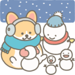 いちコギの冬スタンプ2