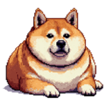 ドット絵 太っちょ柴犬 2 日常会話
