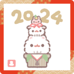 ポメラニアンもち -2024年賀-