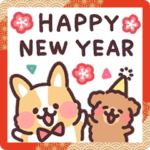 まるまるコーギー27冬のごあいさつ敬語