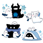 ホシクイとシマエナガ